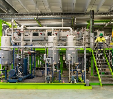 image of biorefinery equipment